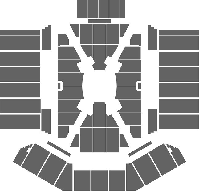 Venue map with concert sections